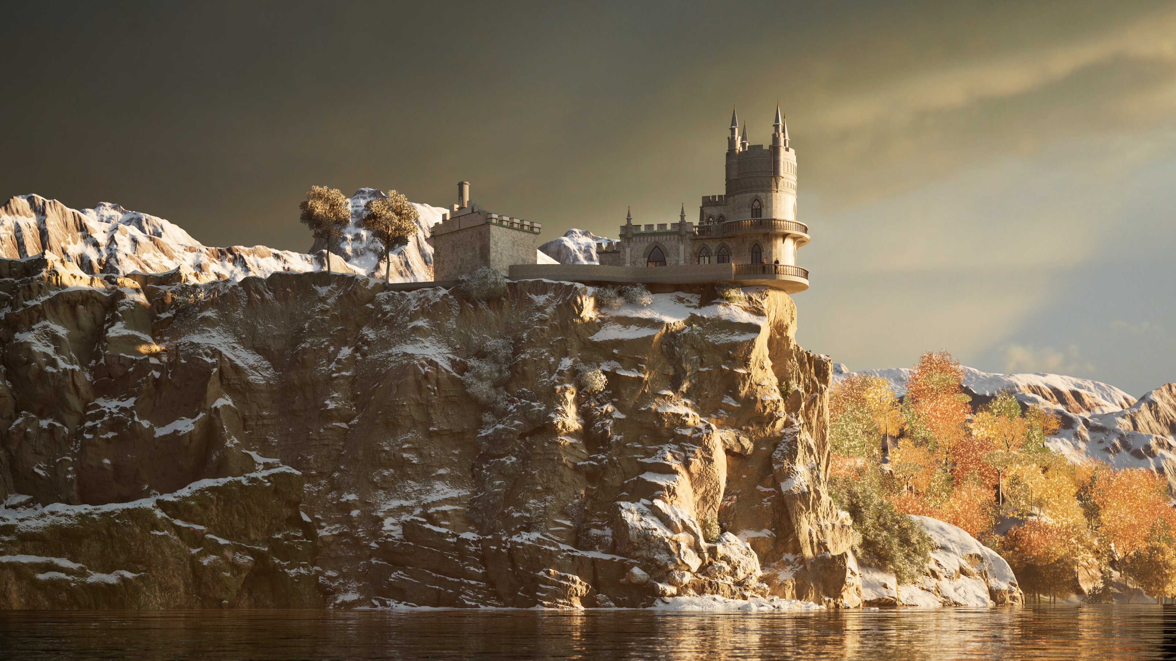 Swallow's Nest CRIMEA in 3d max Other image