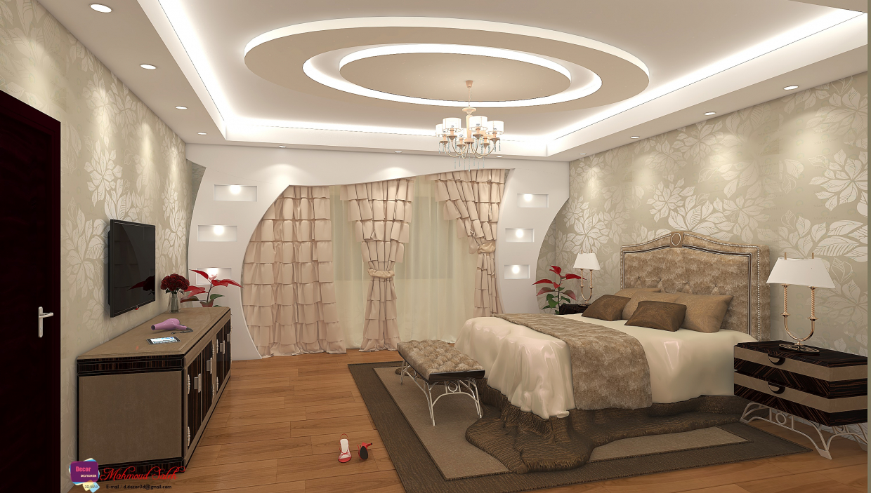 master bedroom in 3d max vray 3.0 image