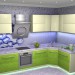 Kitchen "Summer freshness" in 3d max vray image