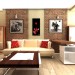 संगीत प्रेमी के लिए रहने वाले कमरे Cinema 4d vray में प्रस्तुत छवि