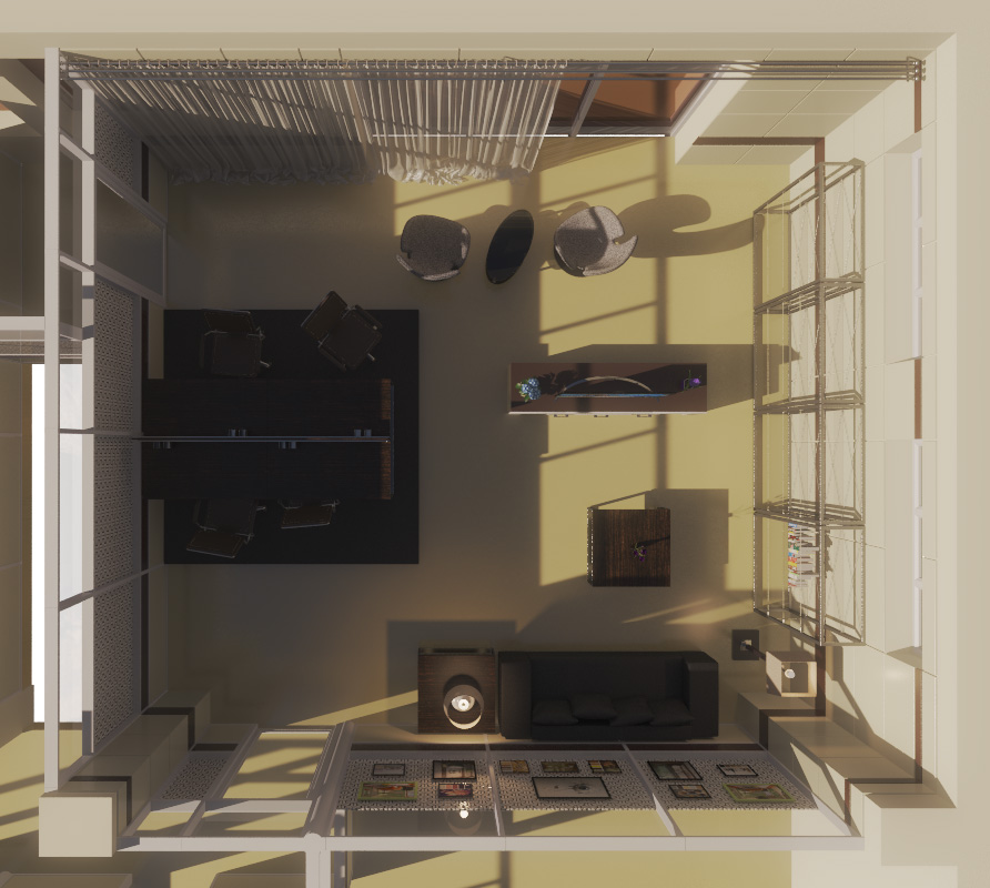 Office in 3d max vray 3.0 resim