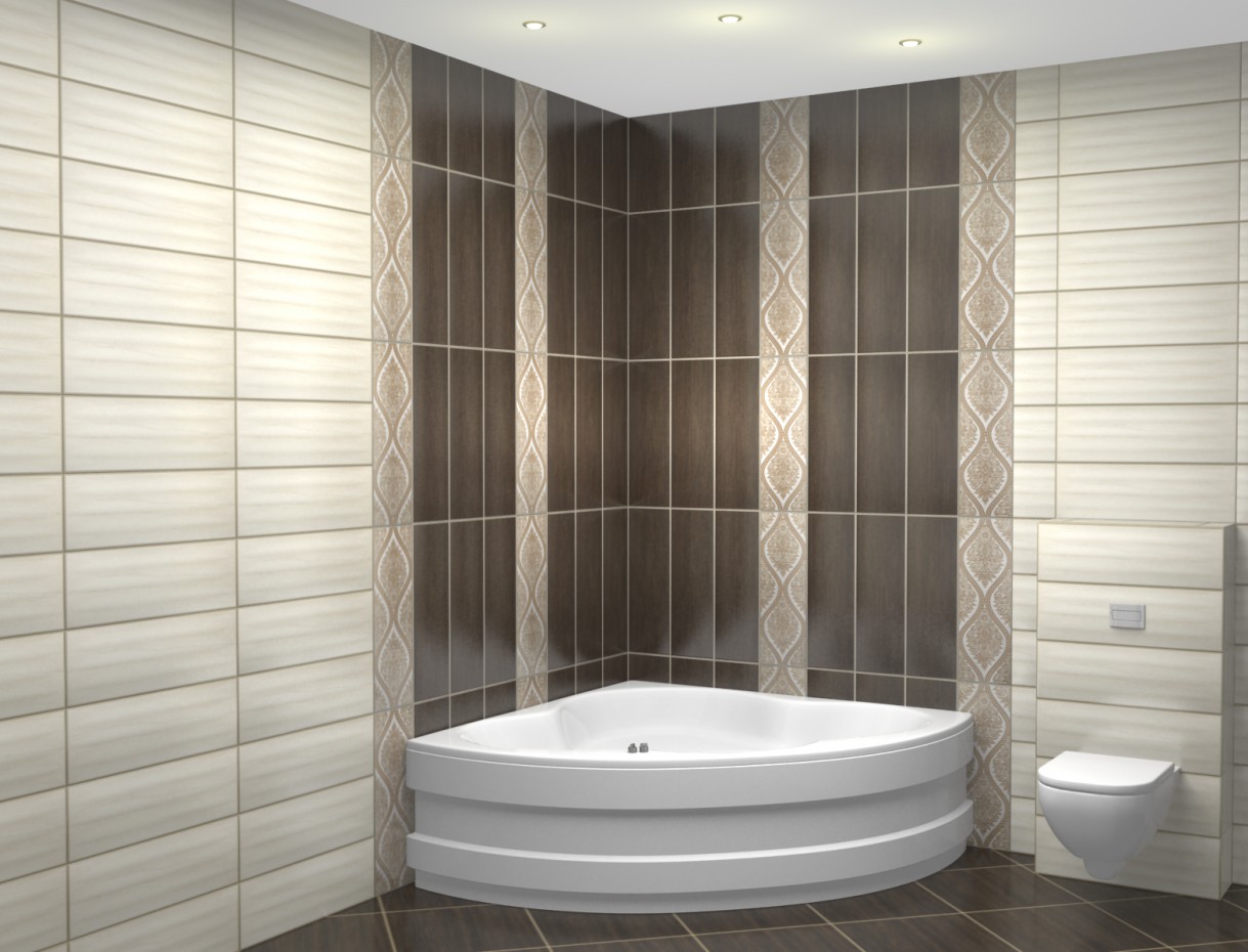 Ванна кімната 2 в 3d max vray зображення