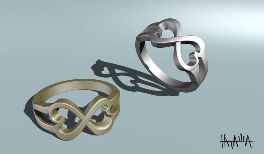 imagen de anillos en Blender blender render