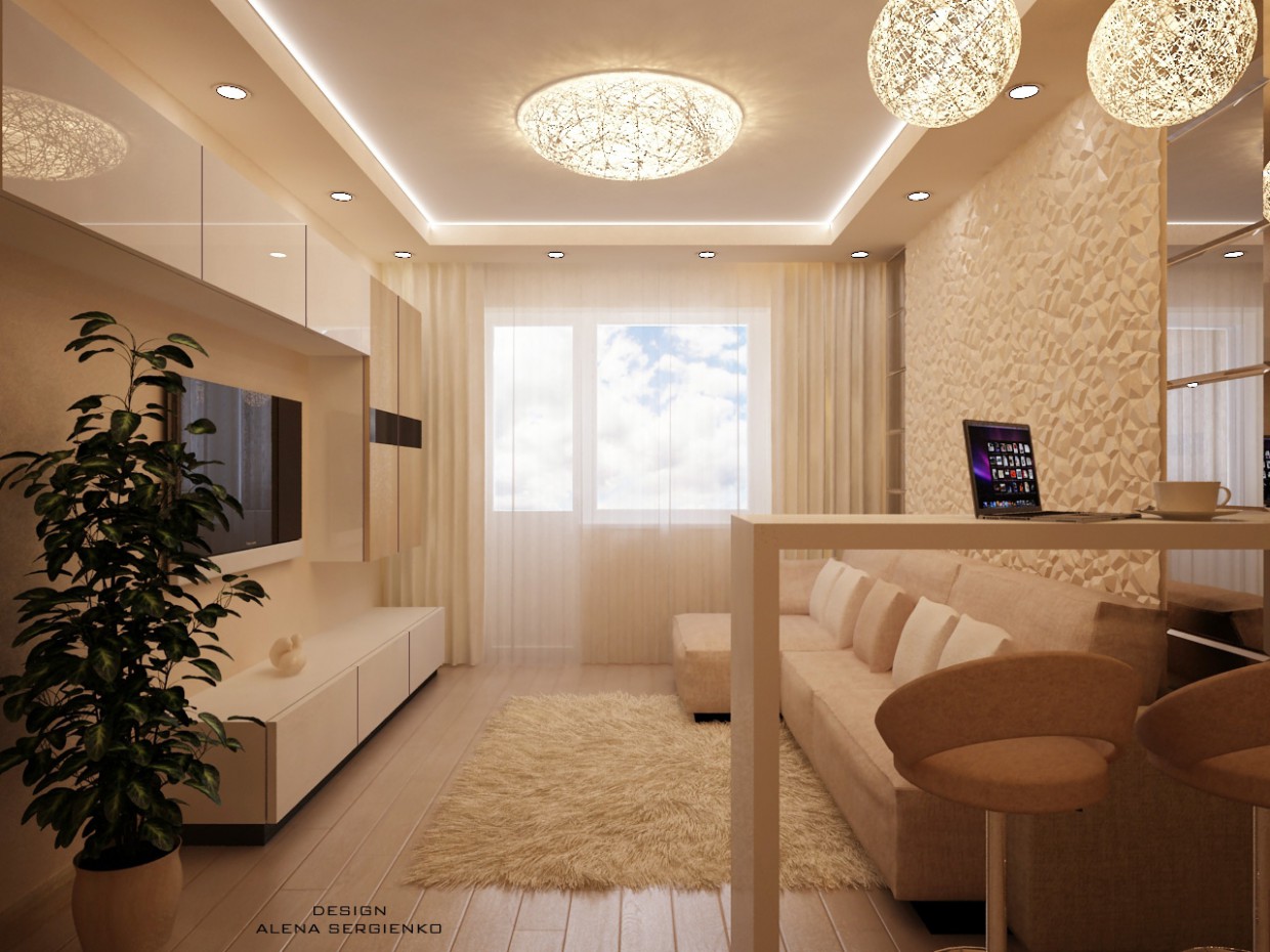 Lounge in 3d max vray resim