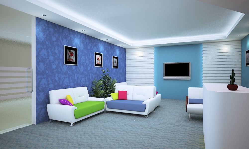 A Dental clinic's waiting zone A Dental clinic's waiting zone in 3d max vray image
