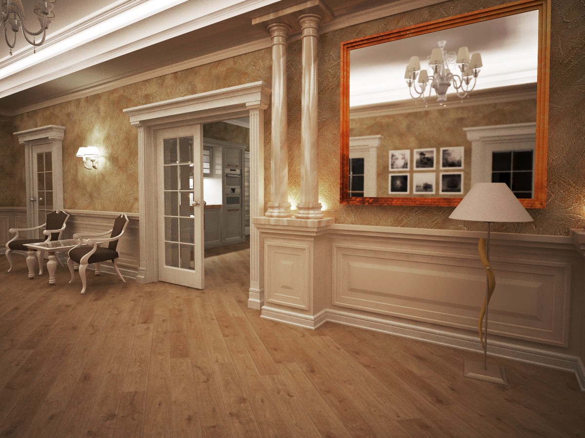 design per la casa in 3d max vray immagine