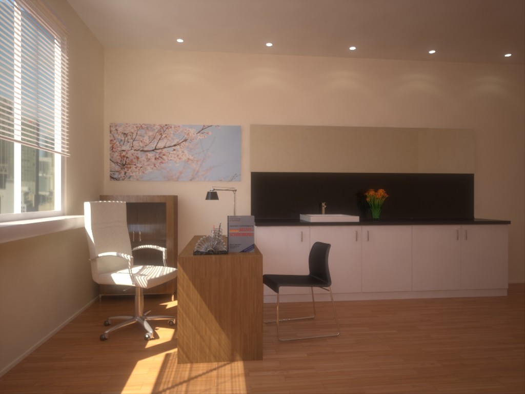 Project clinic in 3d max vray image