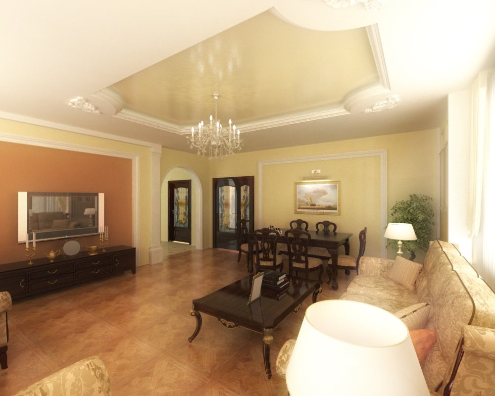 Salón imagen de Salón en 3d max vray