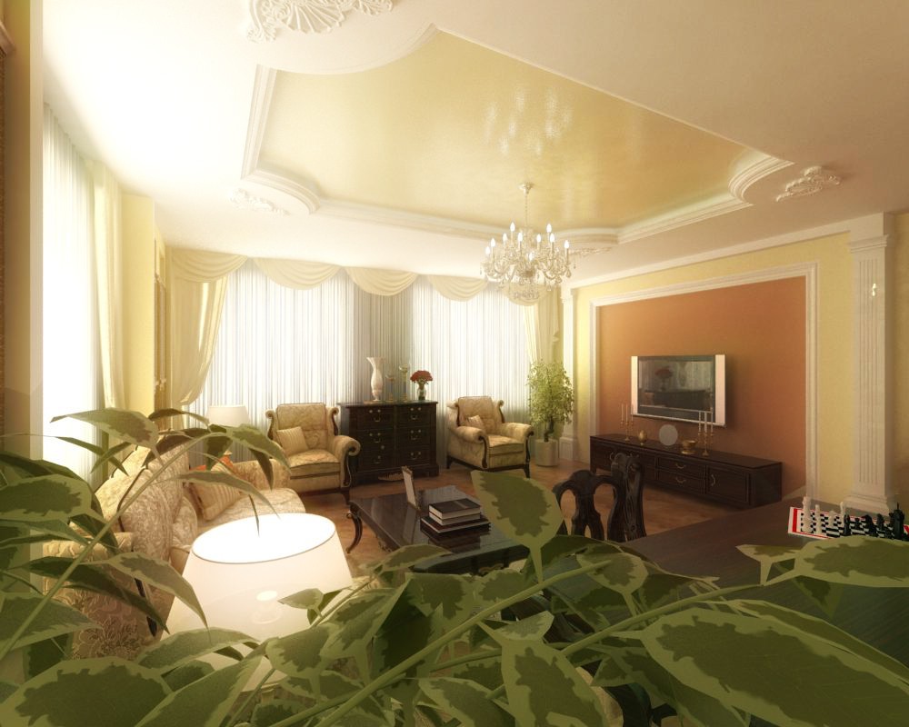 Salón imagen de Salón en 3d max vray