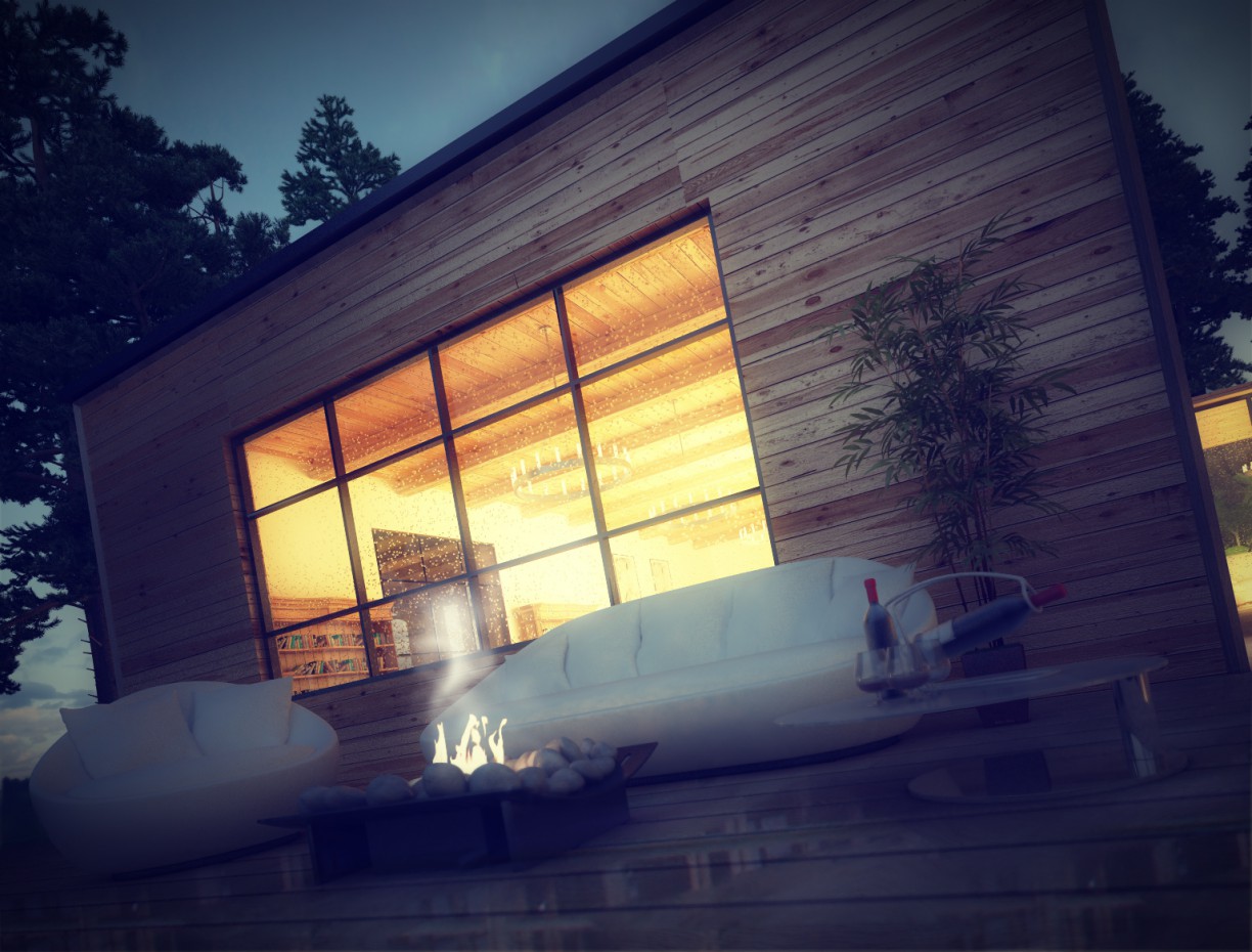 Wooden House Wooden House в 3d max vray изображение