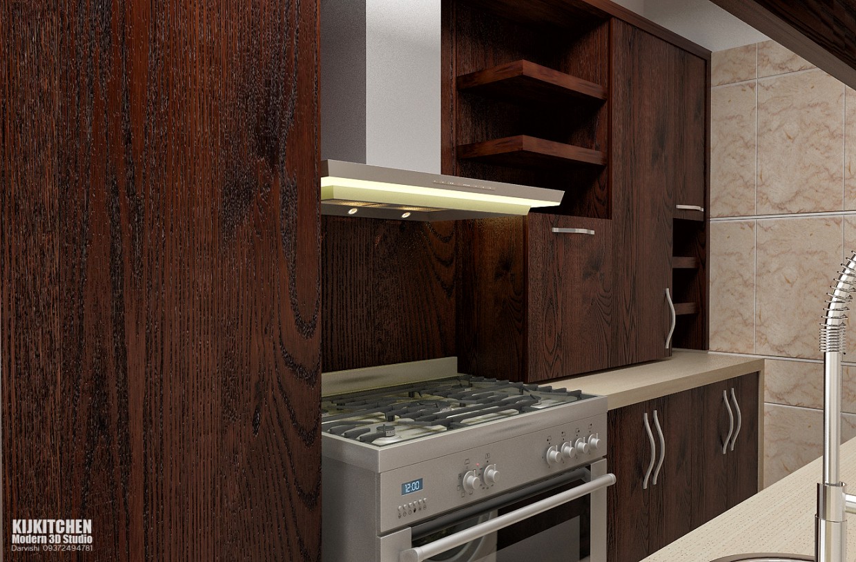 Kitchen Kitchen in 3d max vray image