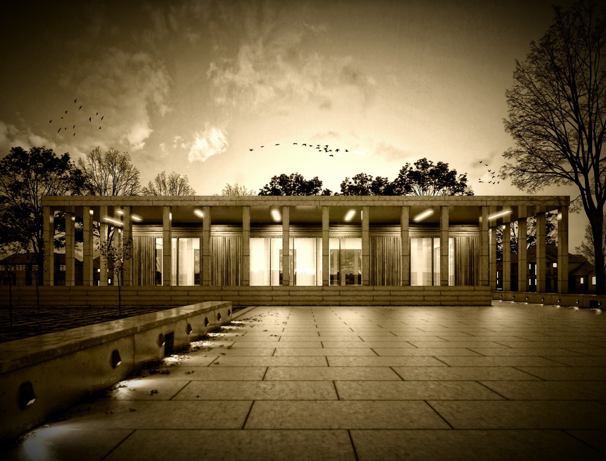 Literaturmusemumdeemoderne Literaturmusemumdeemoderne in 3d max vray image