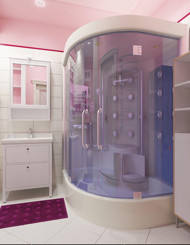Un cuarto de baño imagen de Un cuarto de baño en 3d max vray