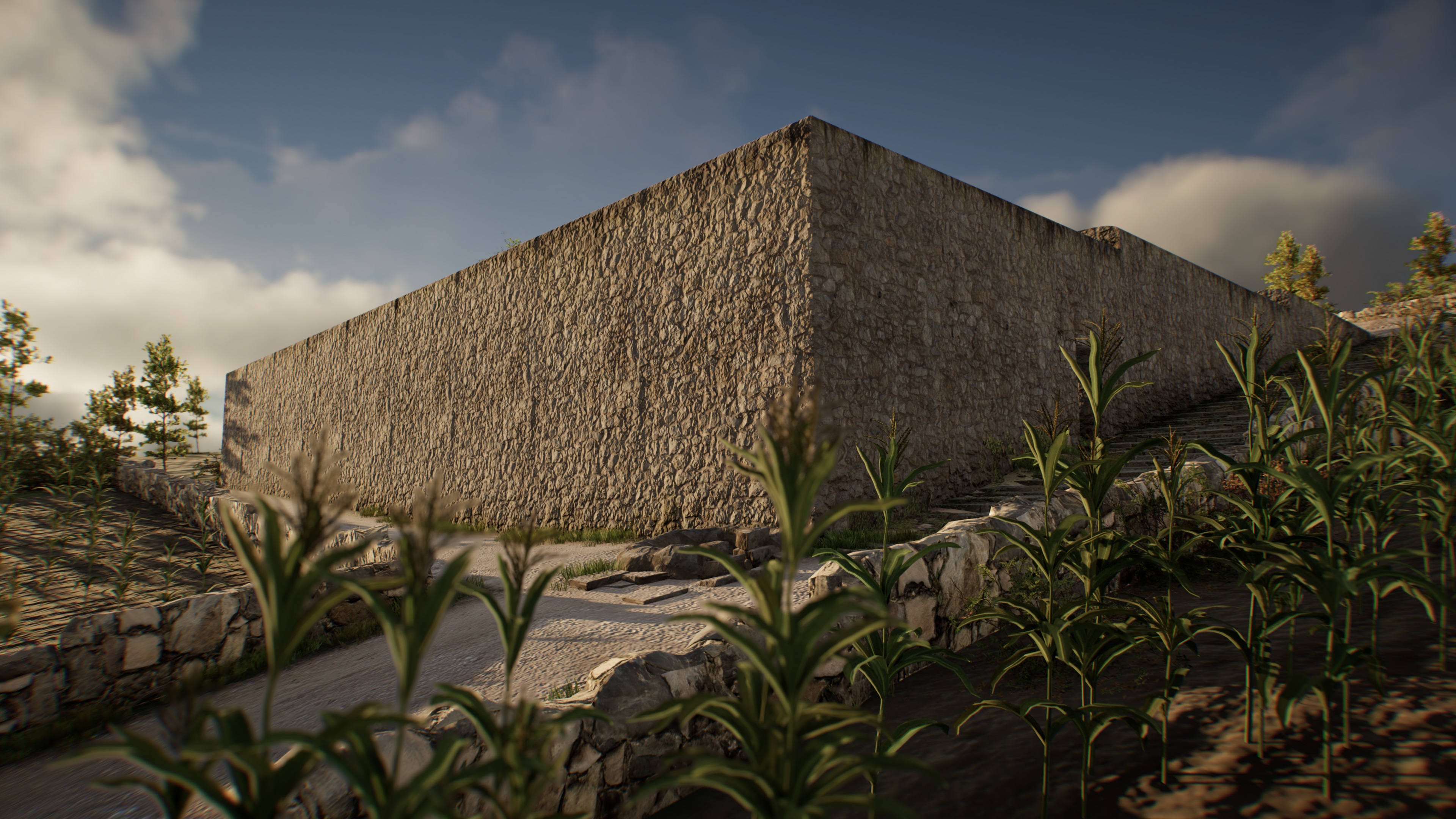 Temple pré-inca - Warivilca dans 3d max Other image