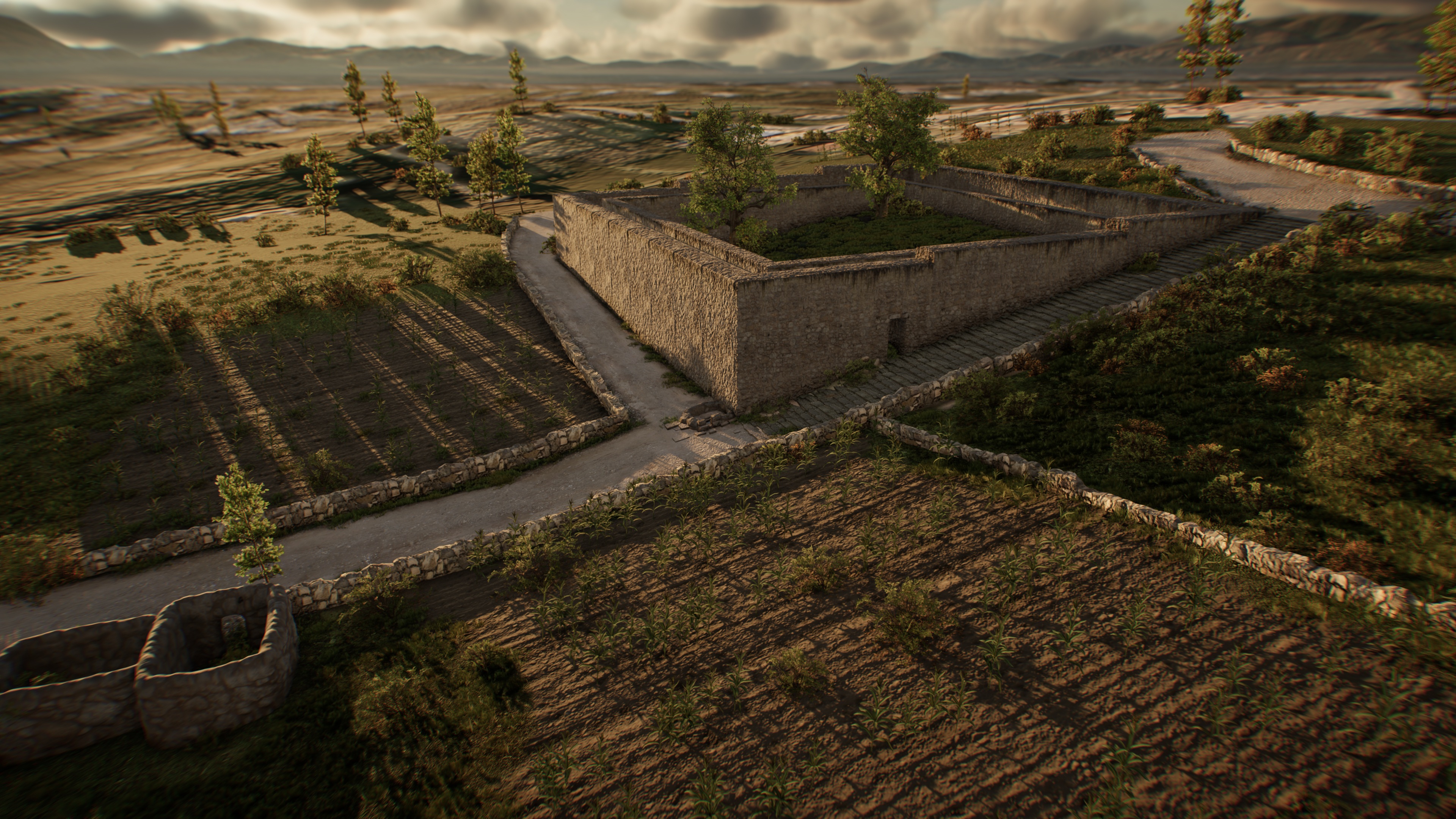 Temple pré-inca - Warivilca dans 3d max Other image