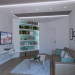 Studio apartment. Living room. in 3d max vray image