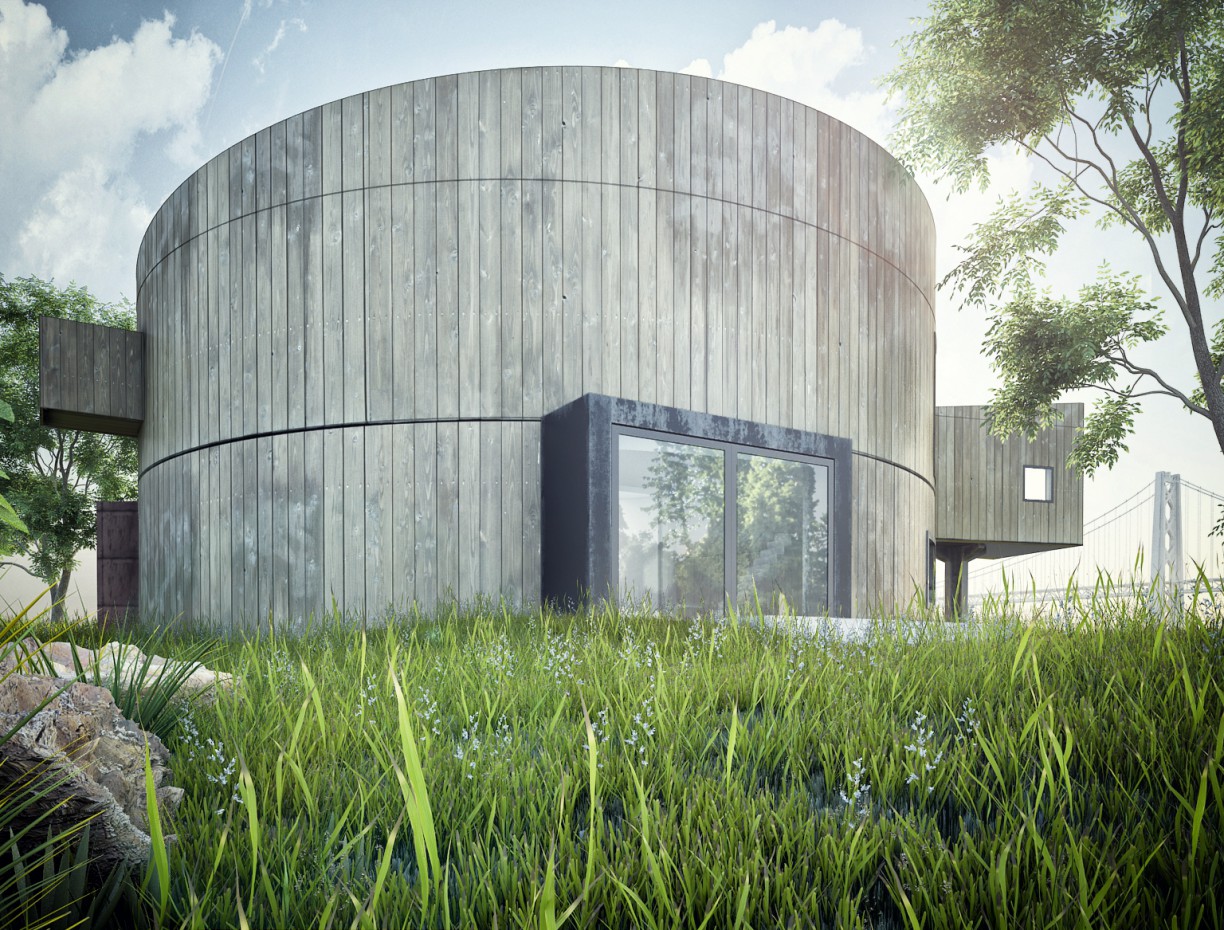 Wooden cylinder Wooden cylinder в 3d max vray изображение