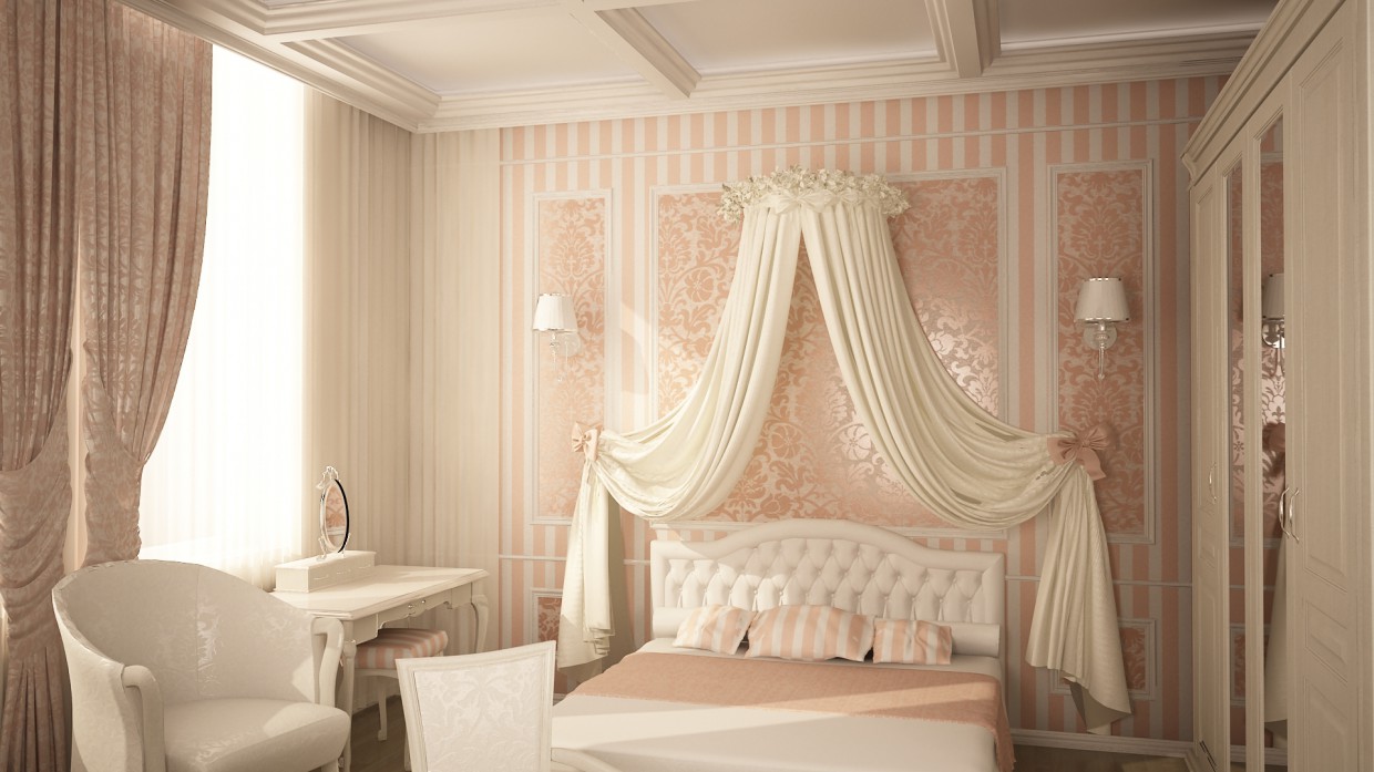 camera da letto bambini in 3d max vray 2.0 immagine