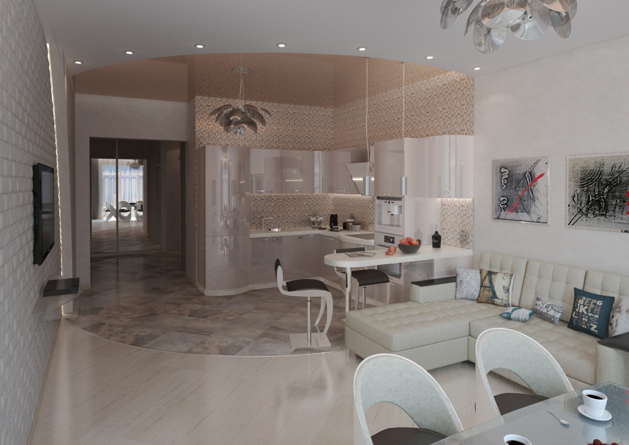 Кухня Кухня в 3d max vray зображення