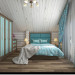 Camera da letto in stile chalet! in 3d max vray 3.0 immagine