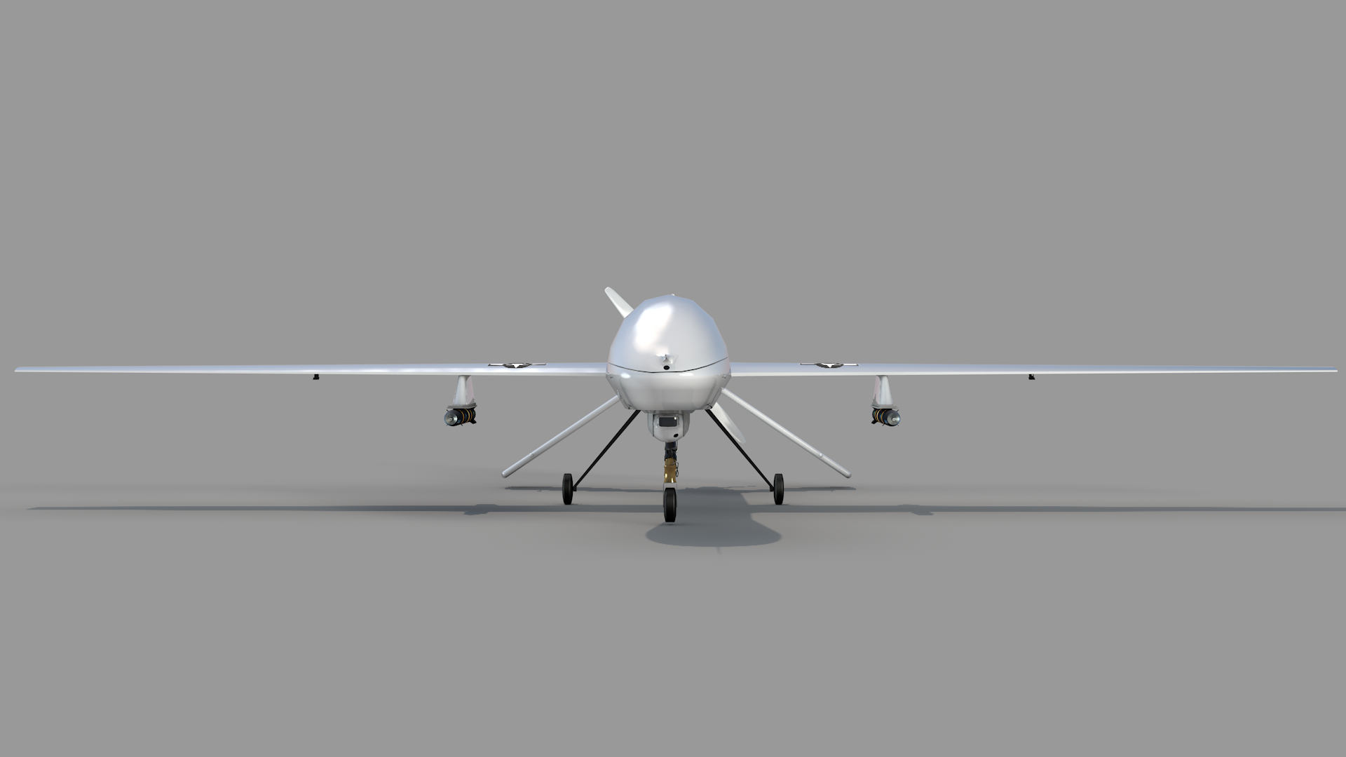 Drone predator mq1b 0011 em Cinema 4d Standard imagem