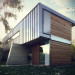 Metal House. em 3d max vray imagem