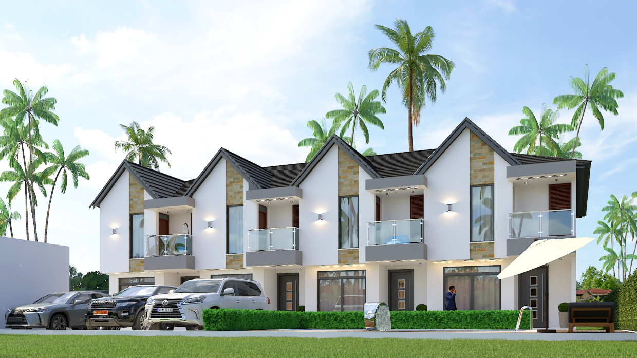 Kribi şehri Kribi şehri in 3d max vray 6.0 resim