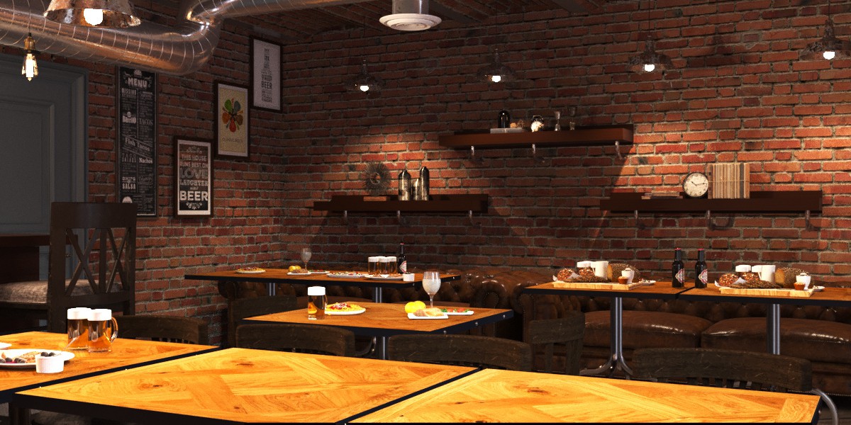 Bar imagen de Bar en 3d max corona render