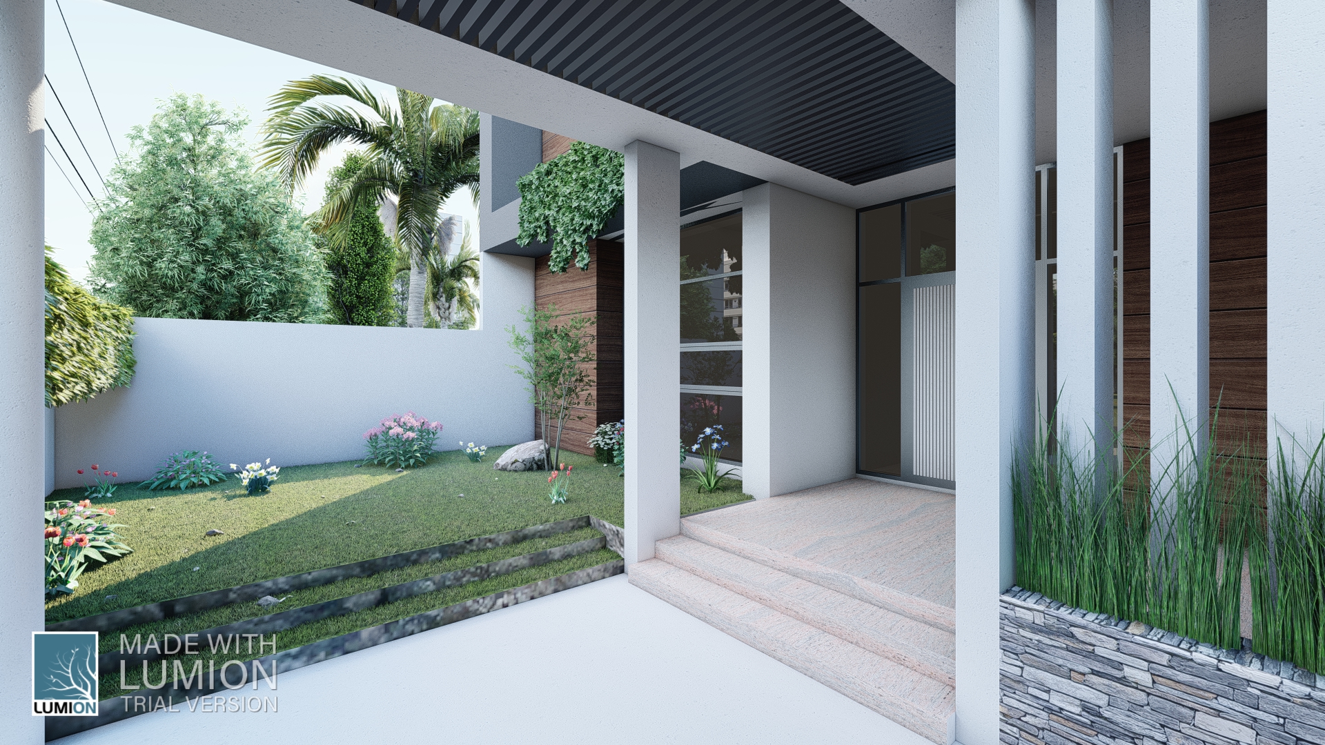 Simple modern house in 3d max Other image