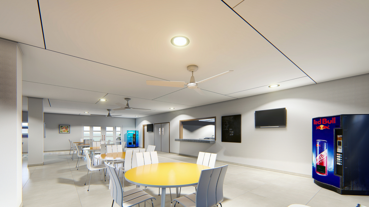 Restaurant Interior in 3d max Other image