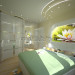 Thematic interior for 3-room apartments "Island" in 3d max vray image