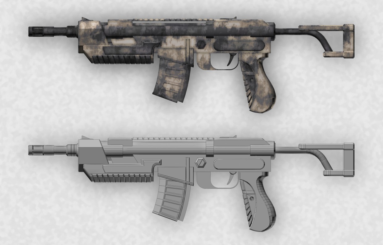 Rifle "Pathfinder" Rifle "Pathfinder" in 3d max Other image