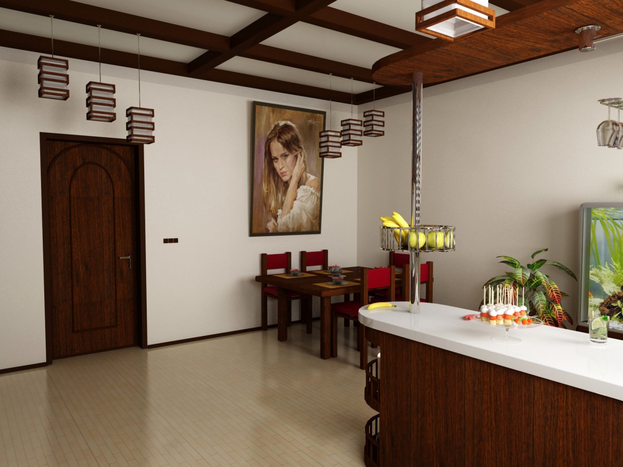 Kitchen Kitchen in 3d max vray image