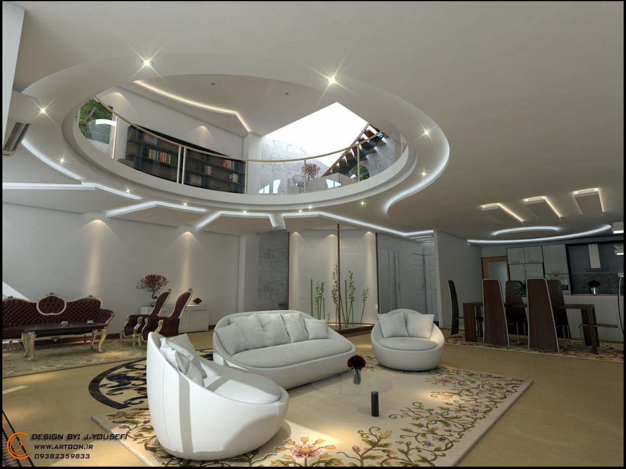 Interior Design Mr.ajam in 3d max vray immagine