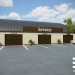 Autodealer center and service in 3d max vray image