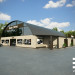 Autodealer center and service in 3d max vray image