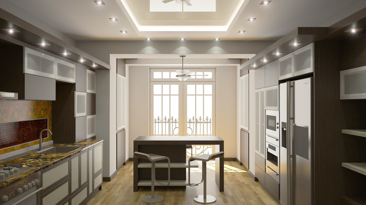 Kitchen ArtSem in 3d max vray image