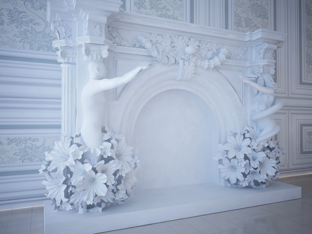 "Эдемский сад" "Эдемский сад" в Cinema 4d vray изображение