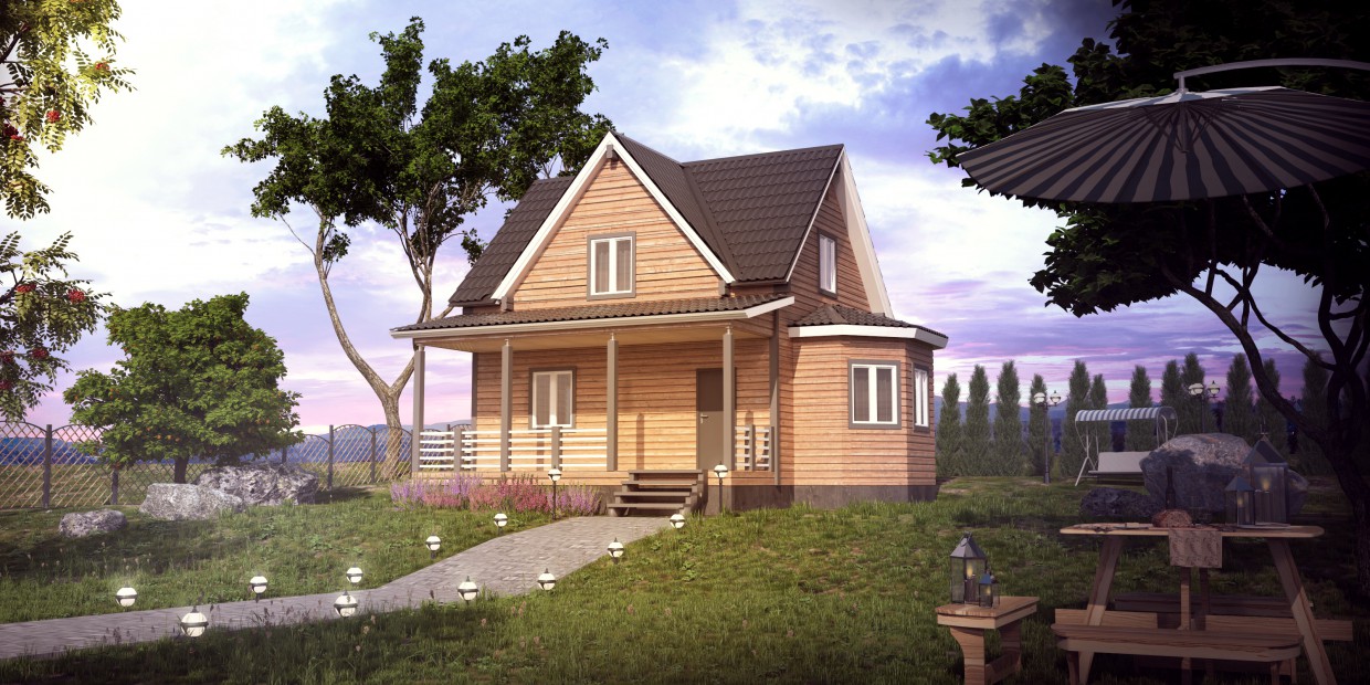 Exterior in 3d max vray 3.0 image