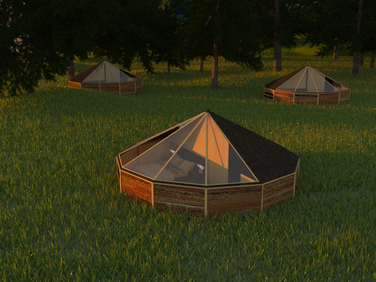 Houses Houses in 3d max corona render image