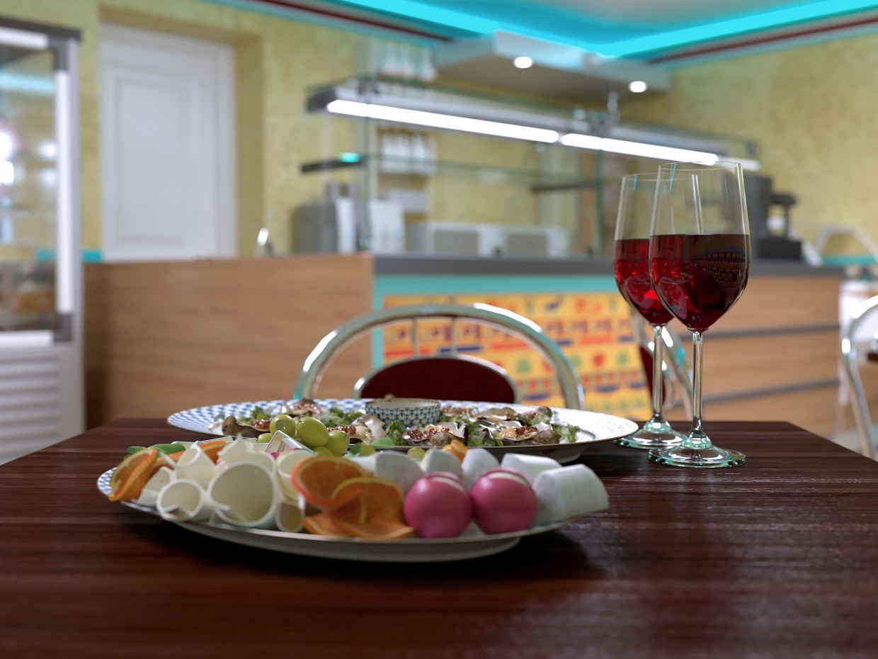 Snacks Snacks in 3d max corona render image