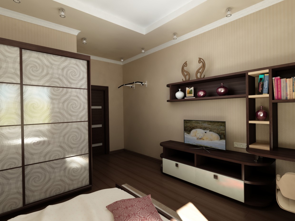 Спальня для старшеклассника Спальня для старшеклассника в 3d max vray 3.0 изображение