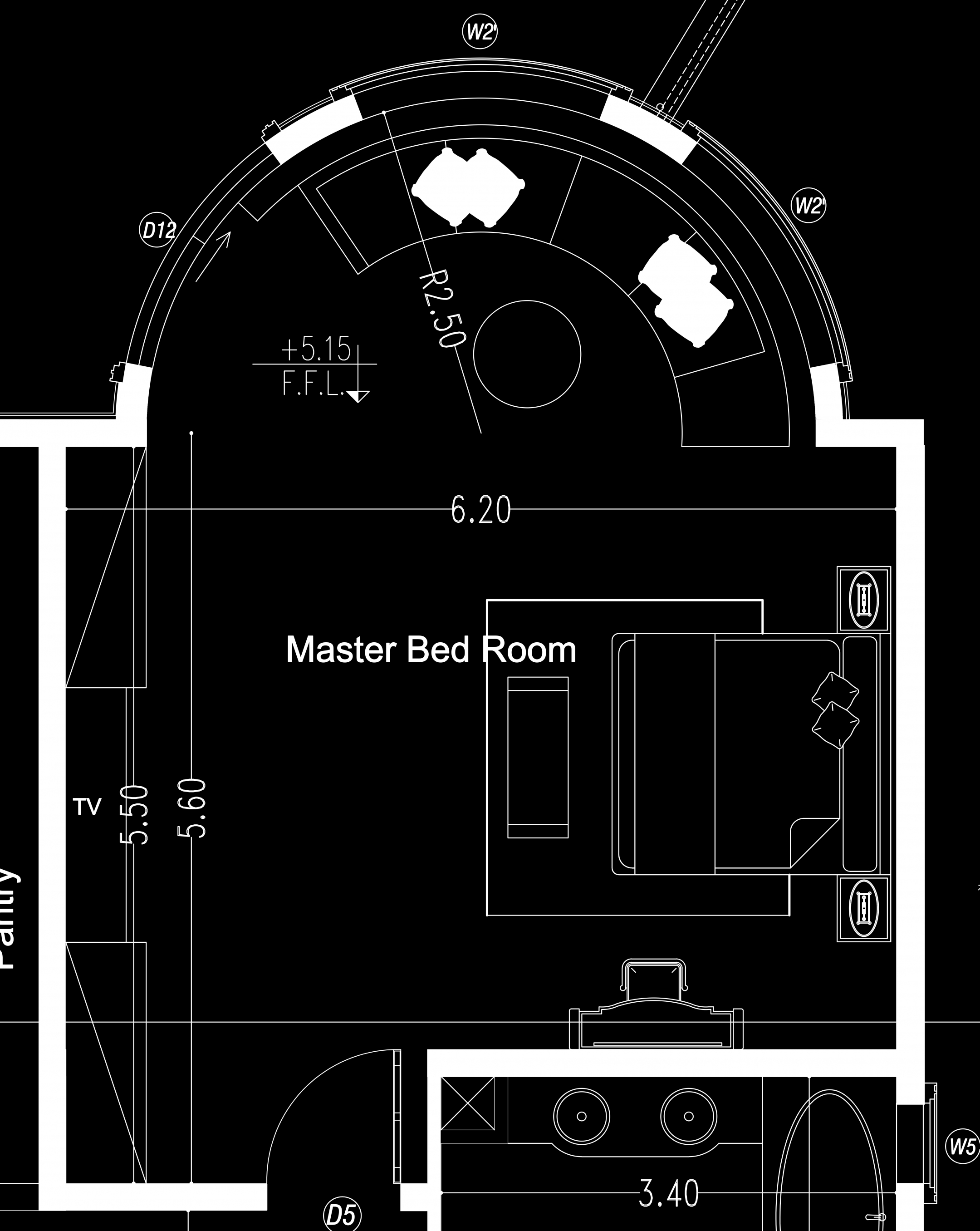 MASTER BEDROOM dans 3d max vray 3.0 image