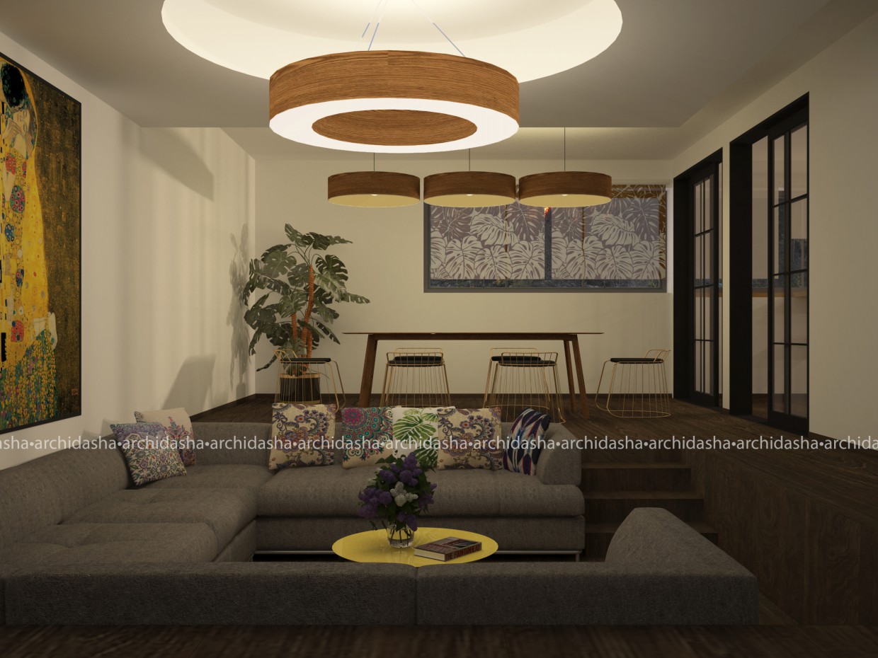 living room in 3d max vray 2.0 image