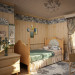 Set of furniture for 'Karelian pine' in Cinema 4d vray image