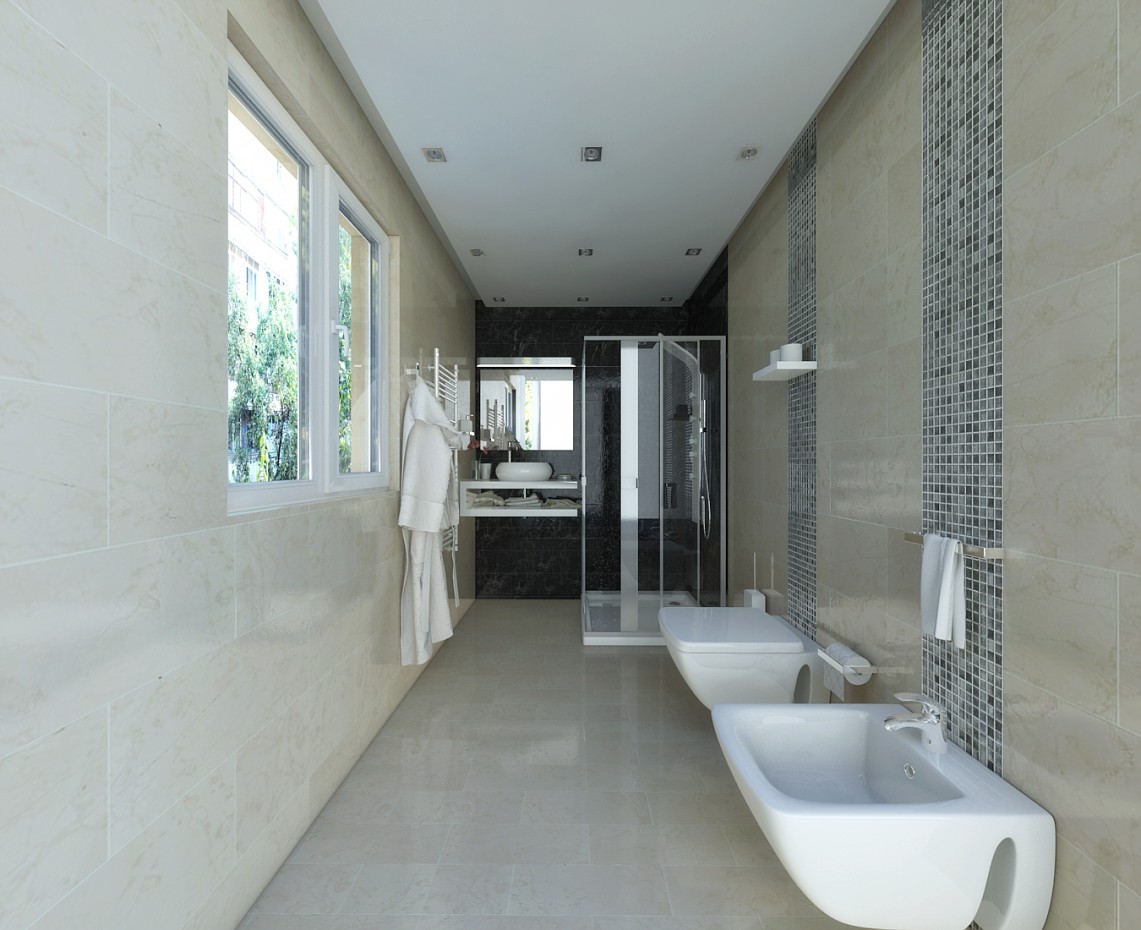 bath in 3d max mental ray image