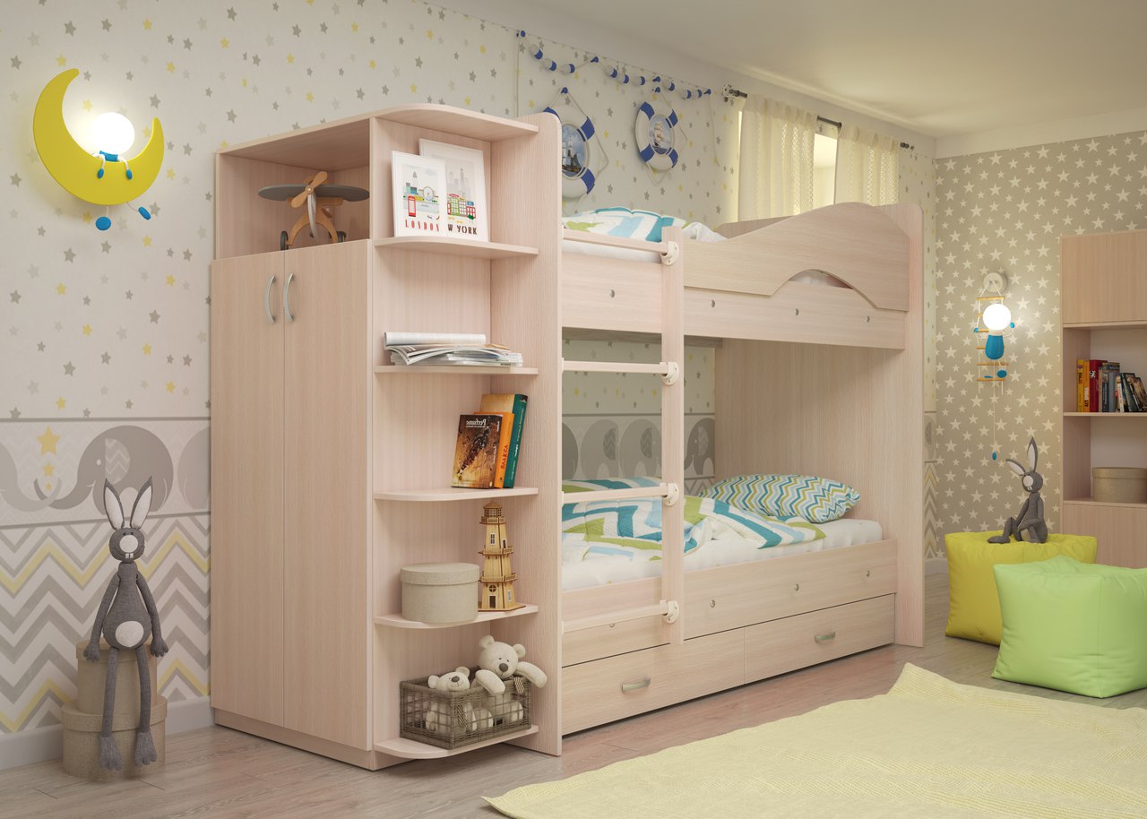 Children's rooms in 3d max vray 3.0 image