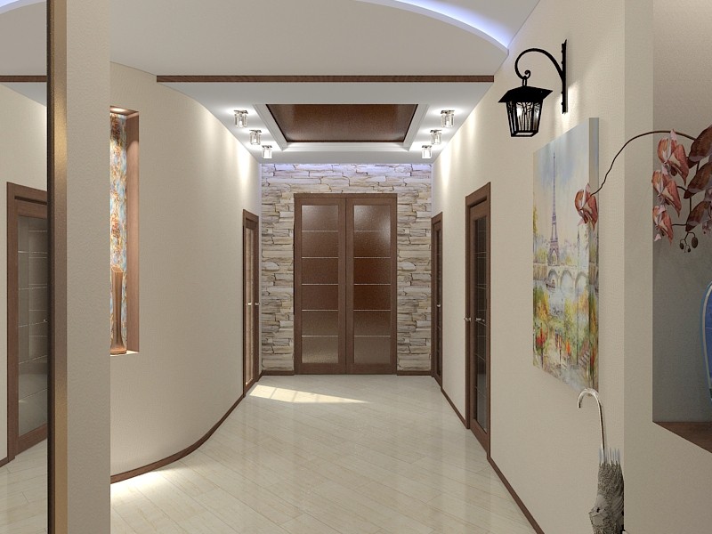 Hall in 3d max vray resim