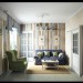 Gärtnerei und Wohnzimmer in 3d max corona render Bild
