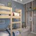 नर्सरी और रहने वाले कमरे 3d max corona render में प्रस्तुत छवि